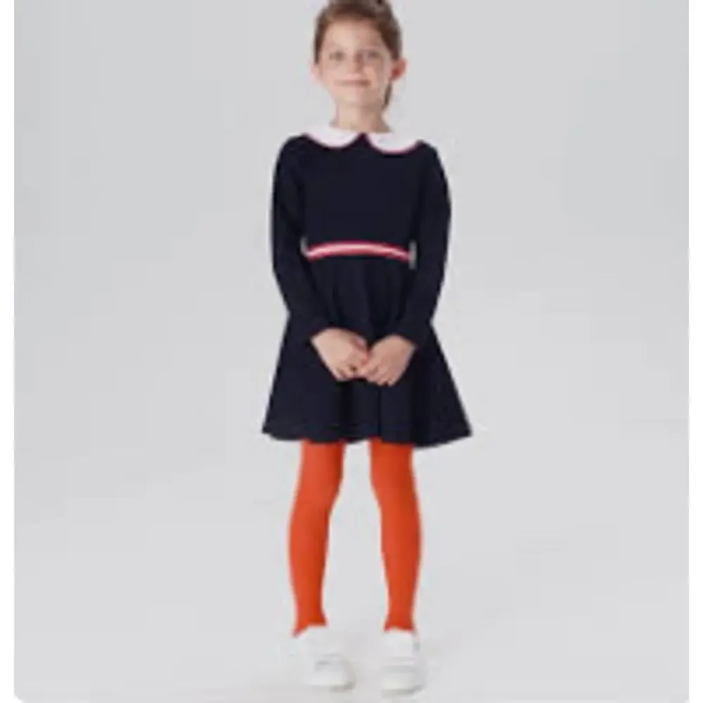 Jacadi Paris Milano Dress Girls Size 12A/Y Peter Pan Collar Event Preppy France